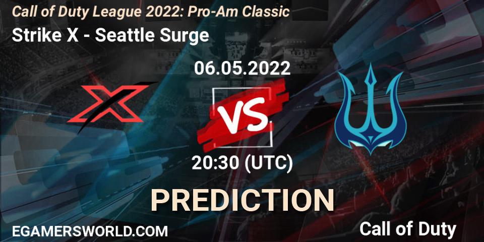 Strike X vs Seattle Surge: Match Prediction. 06.05.22, Call of Duty, Call of Duty League 2022: Pro-Am Classic