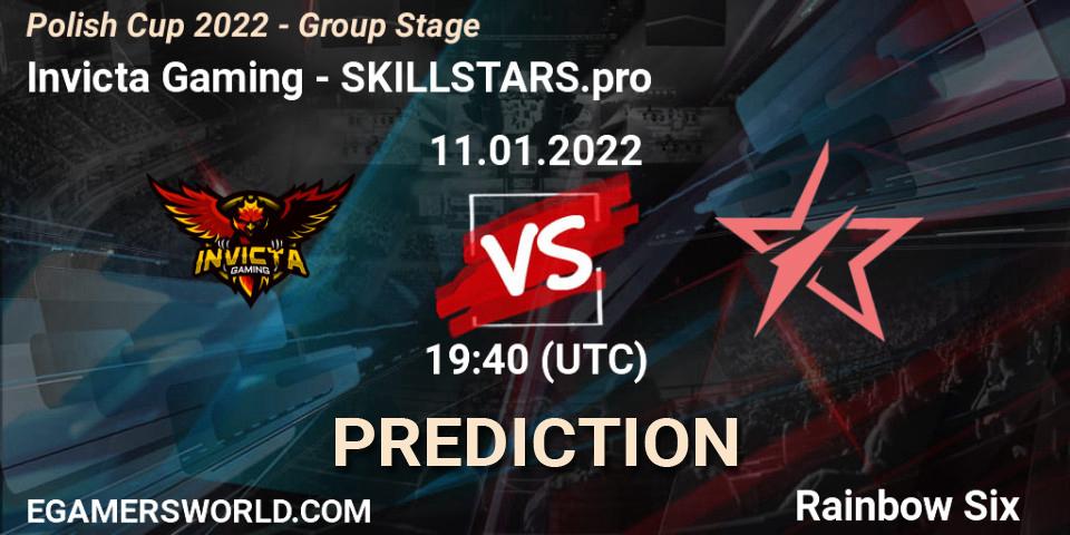 Invicta Gaming vs SKILLSTARS.pro: Match Prediction. 11.01.2022 at 19:40, Rainbow Six, Polish Cup 2022 - Group Stage