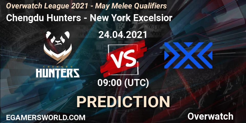 Chengdu Hunters vs New York Excelsior: Match Prediction. 24.04.2021 at 09:00, Overwatch, Overwatch League 2021 - May Melee Qualifiers