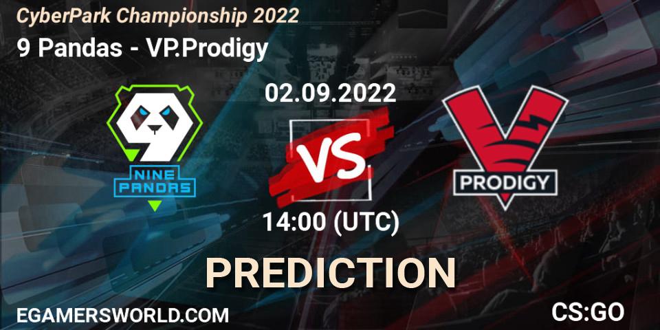 9 Pandas vs VP.Prodigy: Match Prediction. 02.09.2022 at 13:55, Counter-Strike (CS2), CyberPark Championship 2022