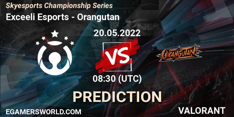 Exceeli Esports vs Orangutan: Match Prediction. 20.05.2022 at 08:30, VALORANT, Skyesports Championship Series