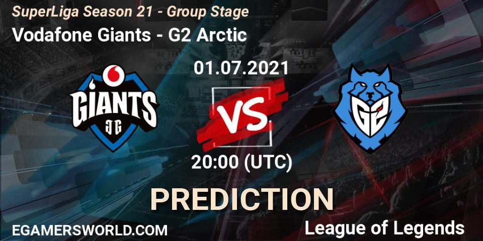 Vodafone Giants vs G2 Arctic: Match Prediction. 01.07.2021 at 20:00, LoL, SuperLiga Season 21 - Group Stage 