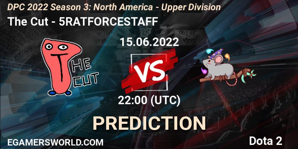 The Cut vs 5RATFORCESTAFF: Match Prediction. 15.06.2022 at 21:55, Dota 2, DPC NA 2021/2022 Tour 3: Division I