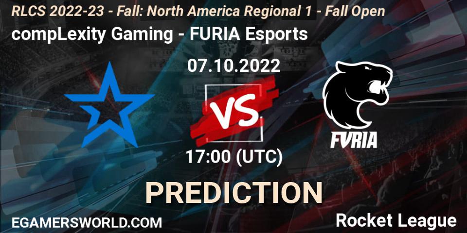 compLexity Gaming vs FURIA Esports: Match Prediction. 07.10.2022 at 17:00, Rocket League, RLCS 2022-23 - Fall: North America Regional 1 - Fall Open