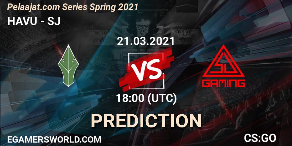 HAVU vs SJ: Match Prediction. 21.03.21, CS2 (CS:GO), Pelaajat.com Series Spring 2021