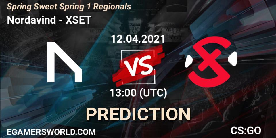 Nordavind vs XSET: Match Prediction. 12.04.2021 at 13:20, Counter-Strike (CS2), Spring Sweet Spring 1 Regionals