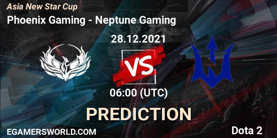 Phoenix Gaming vs Neptune Gaming: Match Prediction. 28.12.2021 at 05:07, Dota 2, Asia New Star Cup