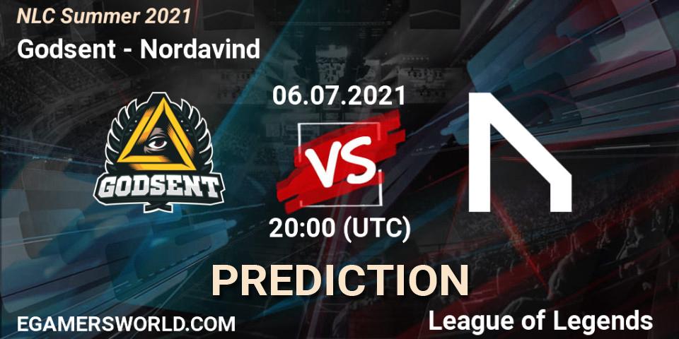 Godsent vs Nordavind: Match Prediction. 06.07.2021 at 20:00, LoL, NLC Summer 2021