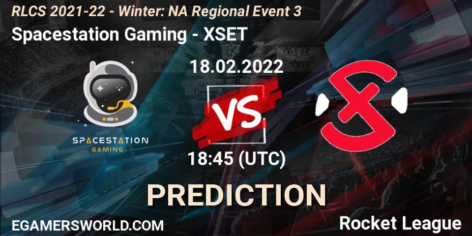 Spacestation Gaming vs XSET: Match Prediction. 18.02.22, Rocket League, RLCS 2021-22 - Winter: NA Regional Event 3