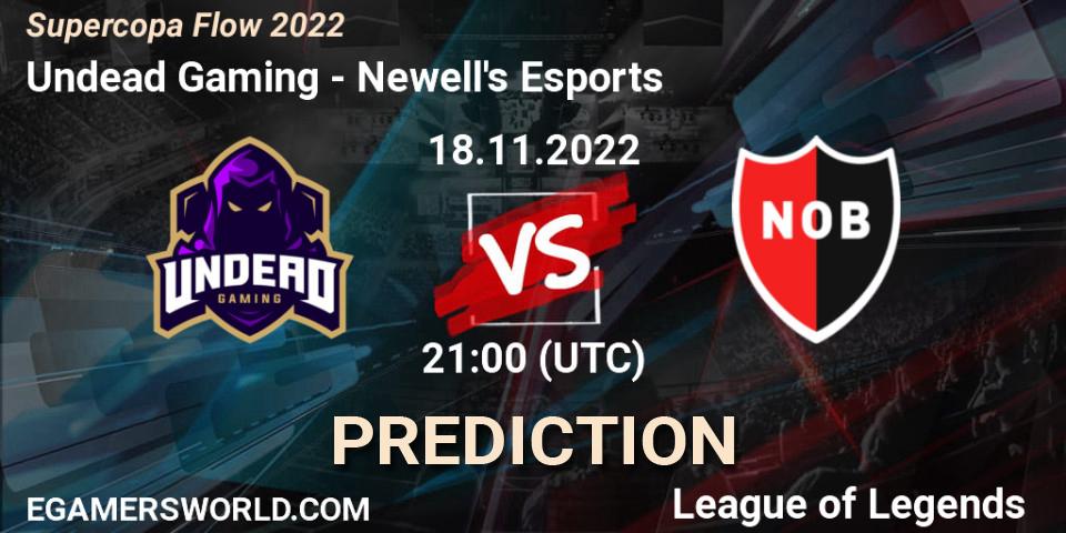 Undead Gaming vs Newell's Esports: Match Prediction. 18.11.2022 at 21:00, LoL, Supercopa Flow 2022