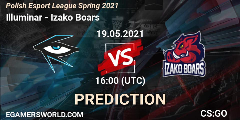 Illuminar vs Izako Boars: Match Prediction. 19.05.2021 at 16:10, Counter-Strike (CS2), Polska Liga Esportowa S9 Grupa Mistrzowska