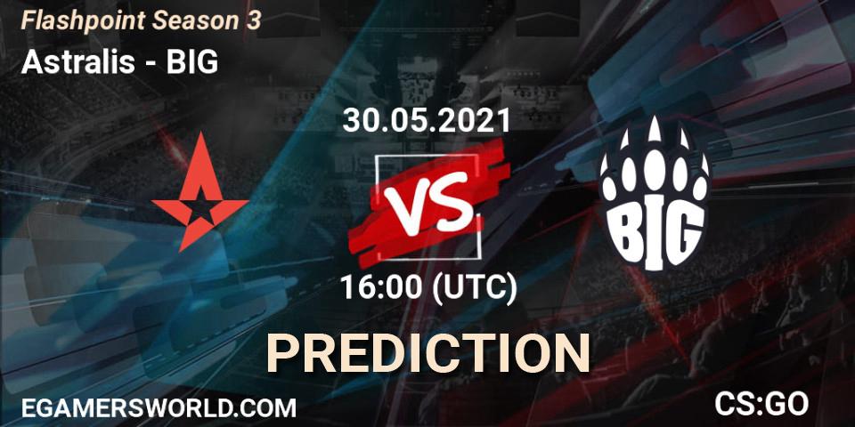 Astralis vs BIG: Match Prediction. 30.05.2021 at 16:00, Counter-Strike (CS2), Flashpoint Season 3