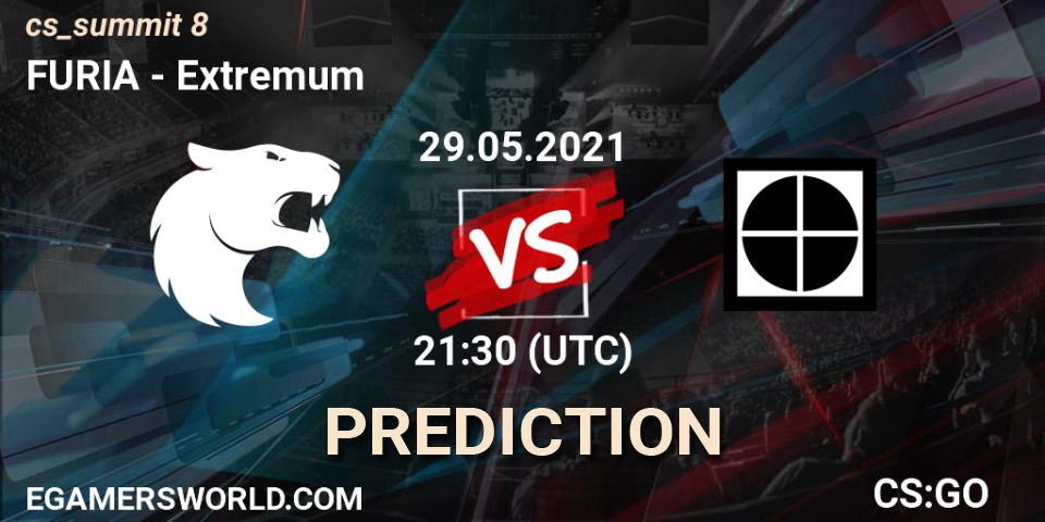 FURIA vs Extremum: Match Prediction. 29.05.2021 at 21:30, Counter-Strike (CS2), cs_summit 8