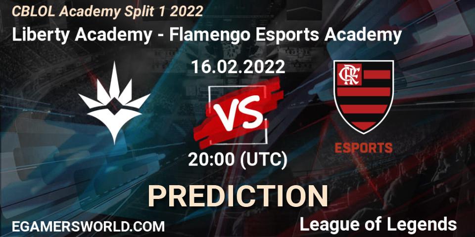 Liberty Academy vs Flamengo Esports Academy: Match Prediction. 16.02.2022 at 20:00, LoL, CBLOL Academy Split 1 2022