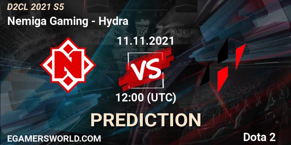 Nemiga Gaming vs Hydra: Match Prediction. 11.11.2021 at 12:07, Dota 2, Dota 2 Champions League 2021 Season 5