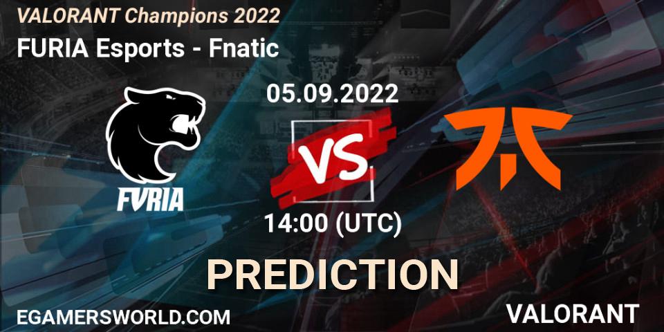 FURIA Esports vs Fnatic: Match Prediction. 05.09.22, VALORANT, VALORANT Champions 2022