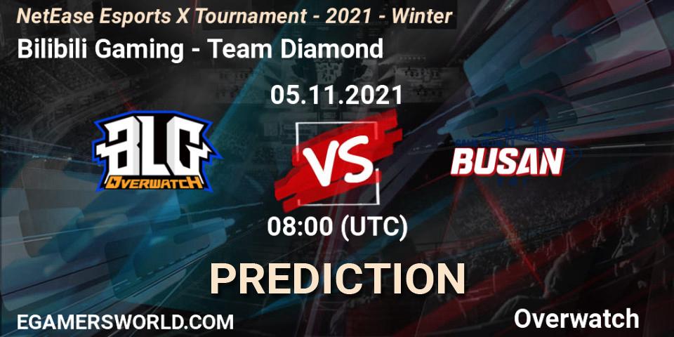 Bilibili Gaming vs Team Diamond: Match Prediction. 05.11.21, Overwatch, NetEase Esports X Tournament - 2021 - Winter