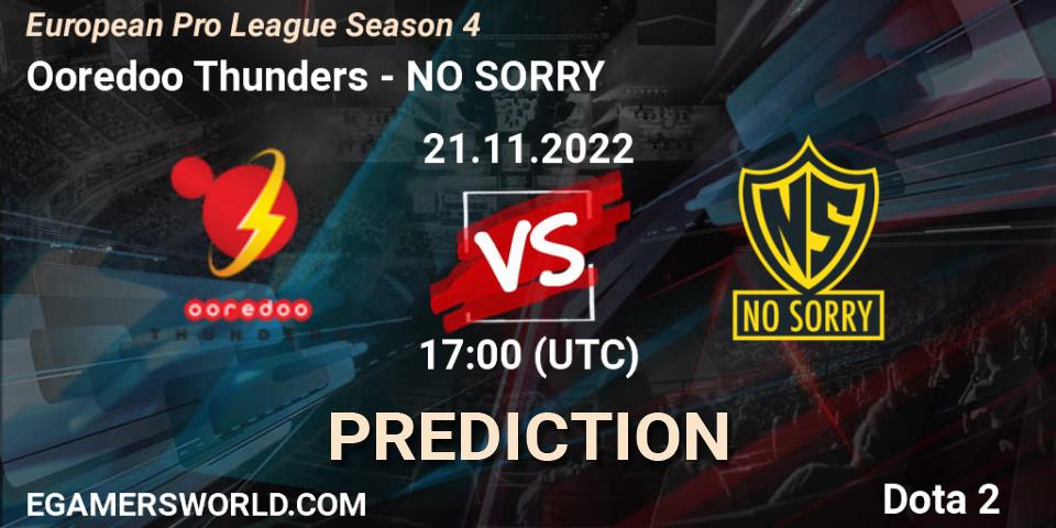 Ooredoo Thunders vs Team Unique: Match Prediction. 21.11.22, Dota 2, European Pro League Season 4