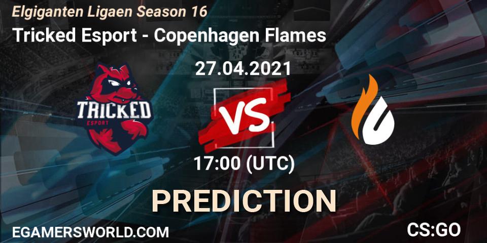 Tricked Esport vs Copenhagen Flames: Match Prediction. 27.04.2021 at 17:00, Counter-Strike (CS2), Elgiganten Ligaen Season 16