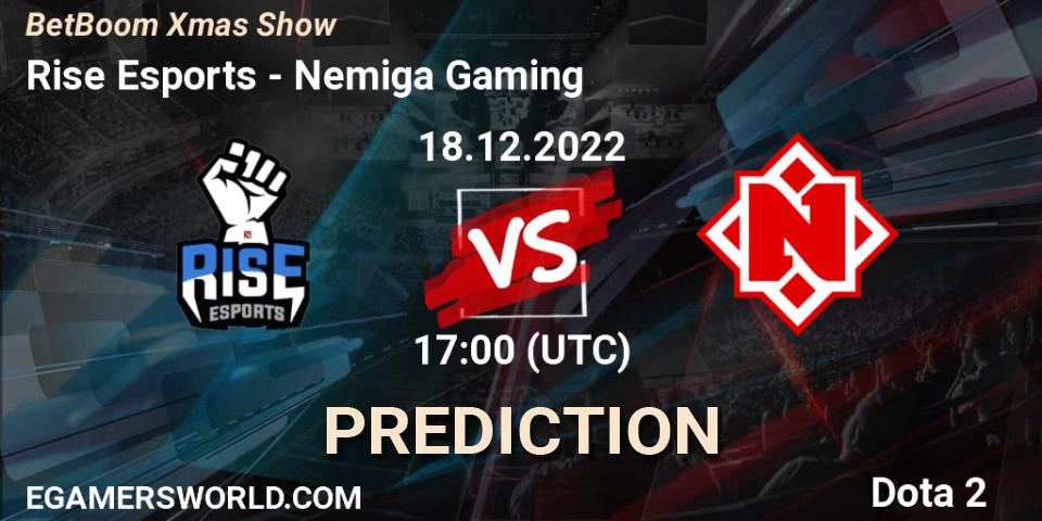 RISE Esports vs Nemiga Gaming: Match Prediction. 18.12.22, Dota 2, BetBoom Xmas Show