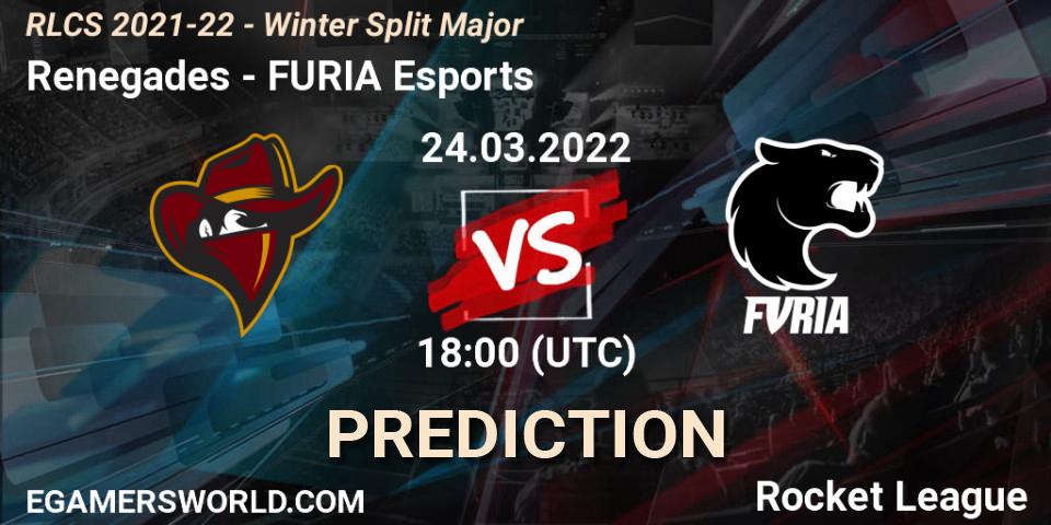 Renegades vs FURIA Esports: Match Prediction. 24.03.22, Rocket League, RLCS 2021-22 - Winter Split Major