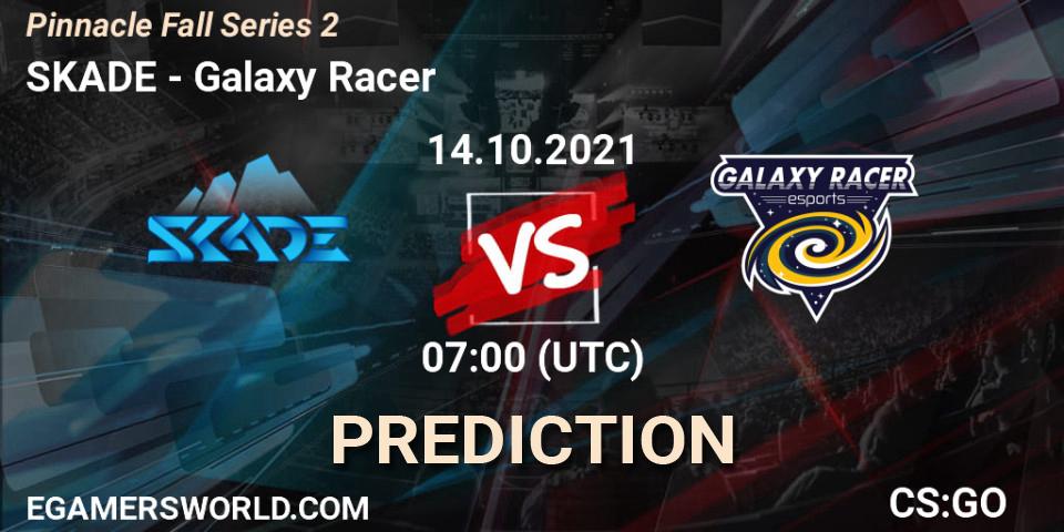 SKADE vs Galaxy Racer: Match Prediction. 14.10.2021 at 07:00, Counter-Strike (CS2), Pinnacle Fall Series #2