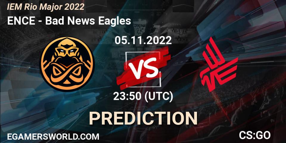 ENCE vs Bad News Eagles: Match Prediction. 06.11.22, CS2 (CS:GO), IEM Rio Major 2022