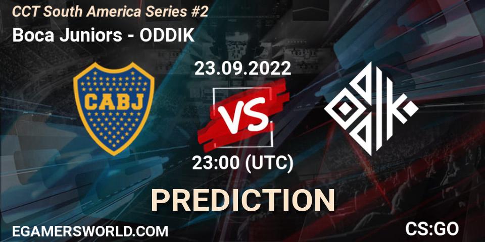 Boca Juniors vs ODDIK: Match Prediction. 23.09.2022 at 23:00, Counter-Strike (CS2), CCT South America Series #2