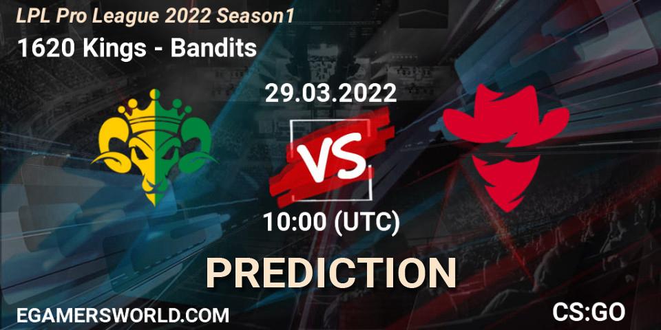 1620 Kings vs Bandits: Match Prediction. 29.03.22, CS2 (CS:GO), LPL Pro League 2022 Season 1