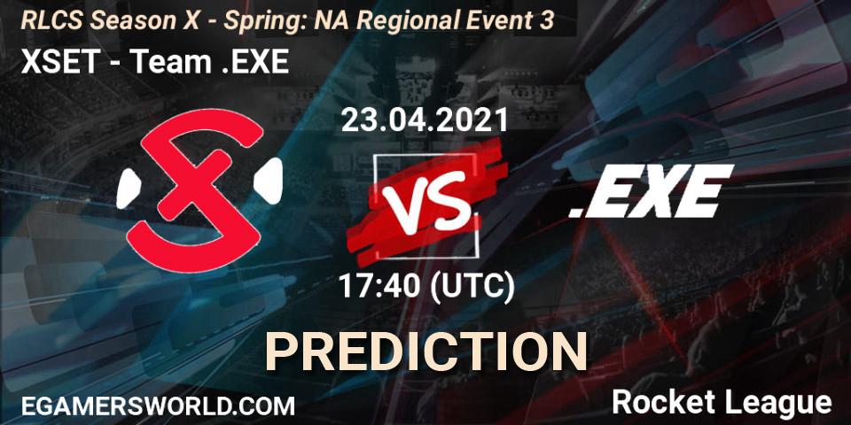 XSET vs Team.EXE: Match Prediction. 23.04.21, Rocket League, RLCS Season X - Spring: NA Regional Event 3
