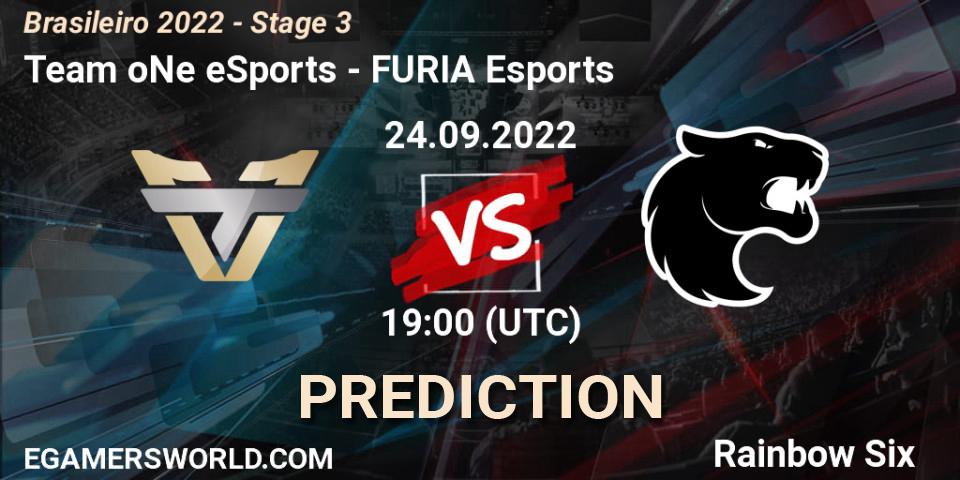 Team oNe eSports vs FURIA Esports: Match Prediction. 24.09.22, Rainbow Six, Brasileirão 2022 - Stage 3