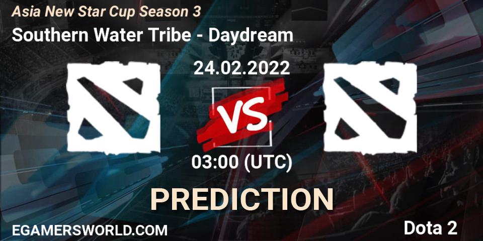 Southern Water Tribe vs Daydream: Match Prediction. 24.02.22, Dota 2, Asia New Star Cup Season 3