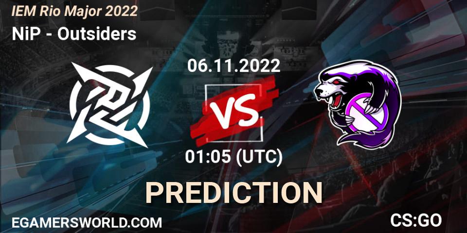 NiP vs Outsiders: Match Prediction. 06.11.22, CS2 (CS:GO), IEM Rio Major 2022