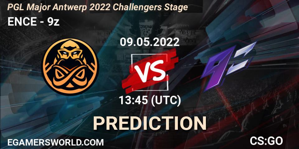 ENCE vs 9z: Match Prediction. 09.05.22, CS2 (CS:GO), PGL Major Antwerp 2022 Challengers Stage