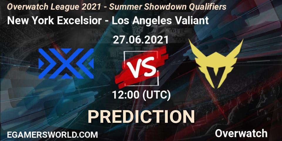 New York Excelsior vs Los Angeles Valiant: Match Prediction. 27.06.21, Overwatch, Overwatch League 2021 - Summer Showdown Qualifiers