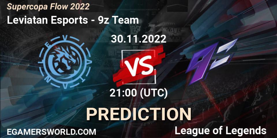 Leviatan Esports vs 9z Team: Match Prediction. 01.12.22, LoL, Supercopa Flow 2022