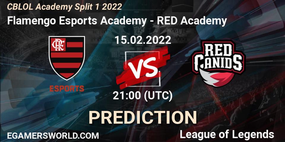 Flamengo Esports Academy vs RED Academy: Match Prediction. 15.02.2022 at 21:00, LoL, CBLOL Academy Split 1 2022
