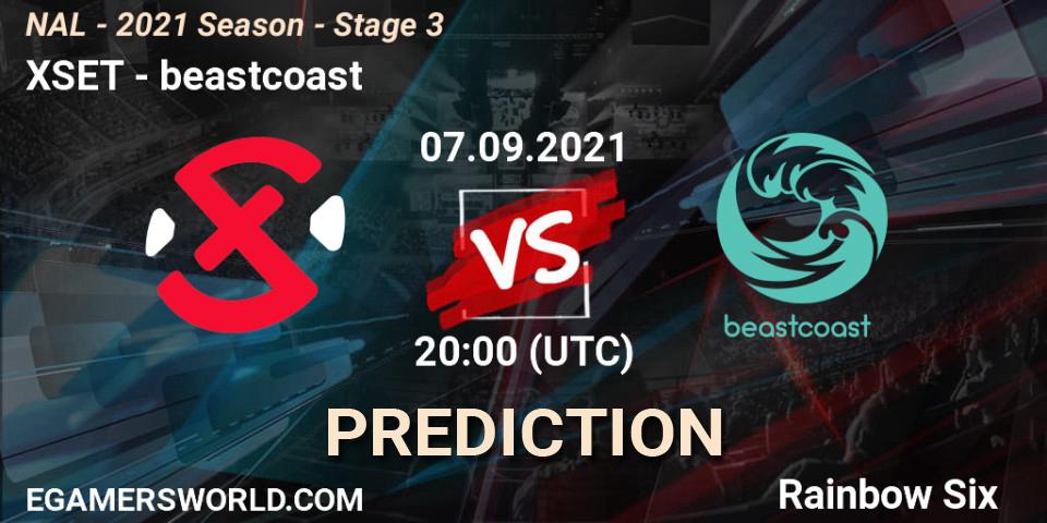 XSET vs beastcoast: Match Prediction. 07.09.2021 at 20:00, Rainbow Six, NAL - 2021 Season - Stage 3