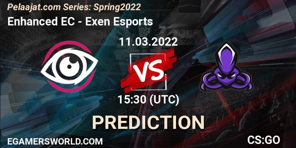 Enhanced EC vs Exen Esports: Match Prediction. 11.03.2022 at 15:30, Counter-Strike (CS2), Pelaajat.com Series: Spring 2022