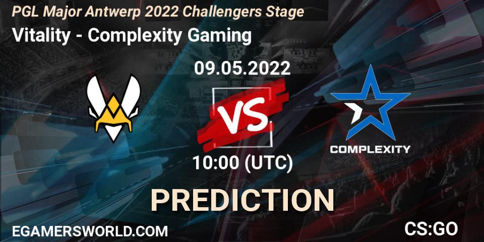 Vitality vs Complexity Gaming: Match Prediction. 09.05.22, CS2 (CS:GO), PGL Major Antwerp 2022 Challengers Stage