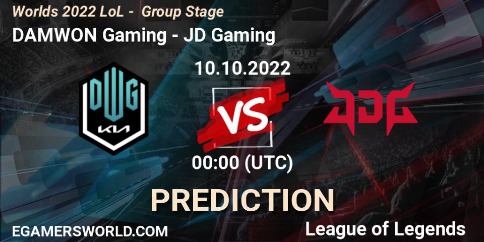 DAMWON Gaming vs JD Gaming: Match Prediction. 09.10.2022 at 02:15, LoL, Worlds 2022 LoL - Group Stage
