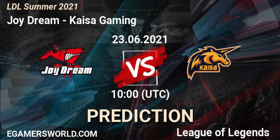 Joy Dream vs Kaisa Gaming: Match Prediction. 23.06.2021 at 10:00, LoL, LDL Summer 2021