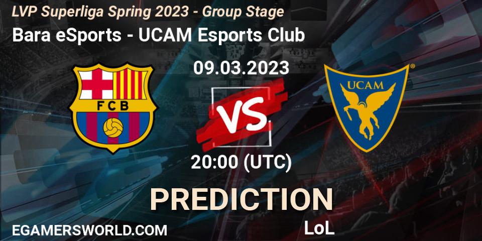 Barça eSports vs UCAM Esports Club: Match Prediction. 09.03.2023 at 19:00, LoL, LVP Superliga Spring 2023 - Group Stage