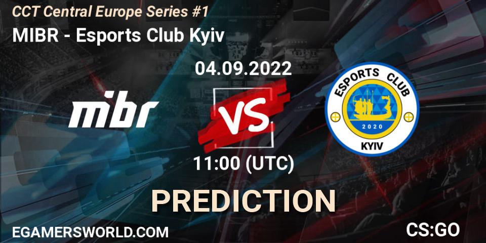 MIBR vs Esports Club Kyiv: Match Prediction. 04.09.2022 at 11:00, Counter-Strike (CS2), CCT Central Europe Series #1