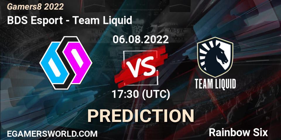 BDS Esport vs Team Liquid: Match Prediction. 06.08.2022 at 14:30, Rainbow Six, Gamers8 2022