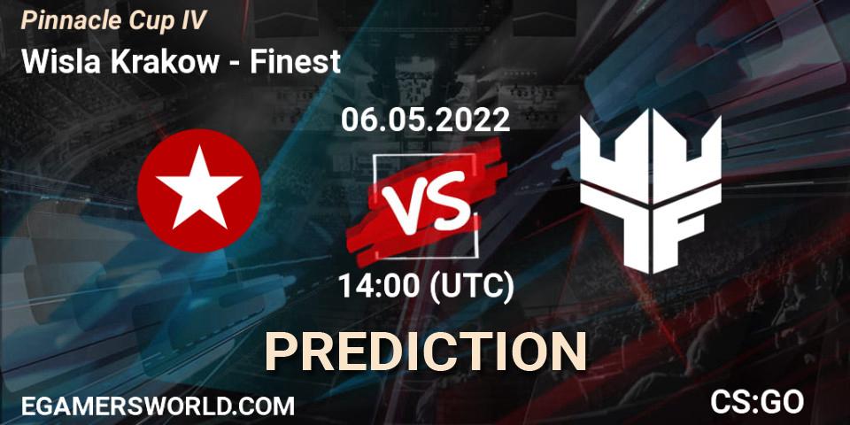 Wisla Krakow vs Finest: Match Prediction. 06.05.2022 at 14:05, Counter-Strike (CS2), Pinnacle Cup #4