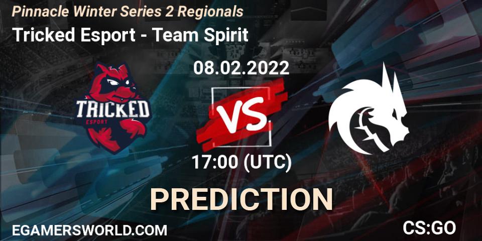 Tricked Esport vs Team Spirit: Match Prediction. 08.02.2022 at 17:00, Counter-Strike (CS2), Pinnacle Winter Series 2 Regionals