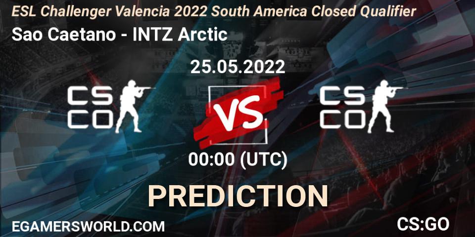Sao Caetano vs INTZ Arctic: Match Prediction. 25.05.2022 at 00:00, Counter-Strike (CS2), ESL Challenger Valencia 2022 South America Closed Qualifier
