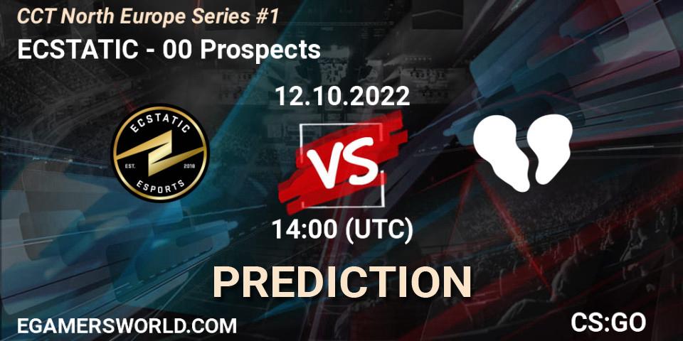 ECSTATIC vs 00 Prospects: Match Prediction. 12.10.22, CS2 (CS:GO), CCT North Europe Series #1