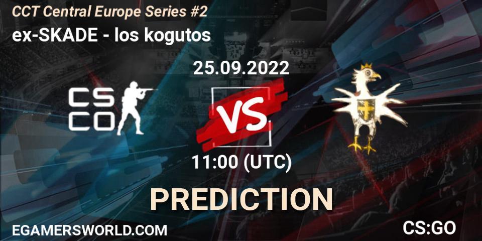 ex-SKADE vs los kogutos: Match Prediction. 25.09.22, CS2 (CS:GO), CCT Central Europe Series #2